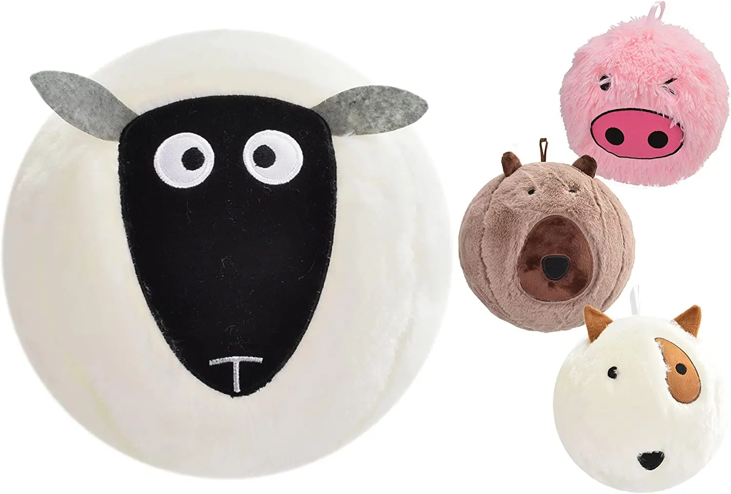 Custom Inflatables Beach Bouncing Ball Plush Toy Children Soft Stuffed Fabric Toy Balls