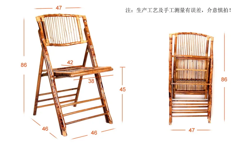 Outdoor wedding bamboo directors chairs and table set outdoor furniture