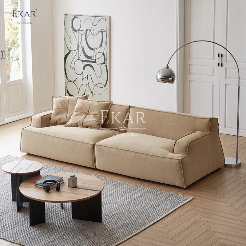 product new design ekar high density foam earth tone modern living room sofa-62