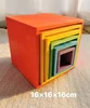 scatola impilabile arcobaleno