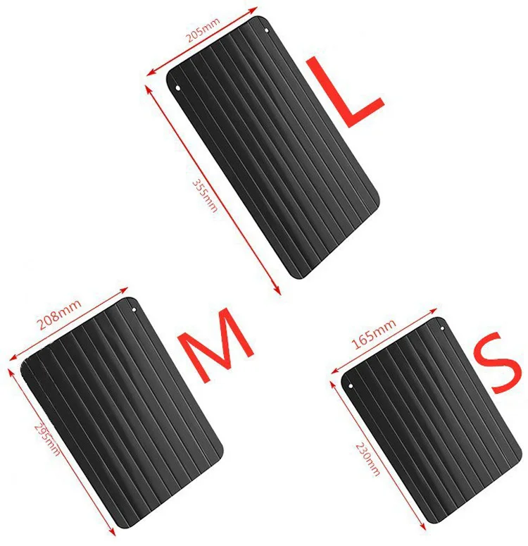 Aluminum Defrosting Plate, Thawing Board, or Defrost Tray For Frozen Meat & Food