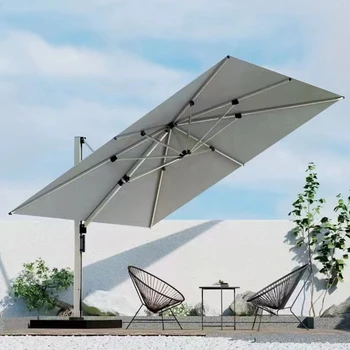 Glamping luxury waterproof sun garden umbrella outdoor parasols big umbrella outdoor for restaurant