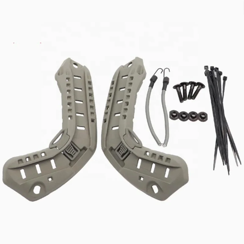 High Quality Tactical Helmet Side Rails Bracket Fast Hollow Helmet Side Rail