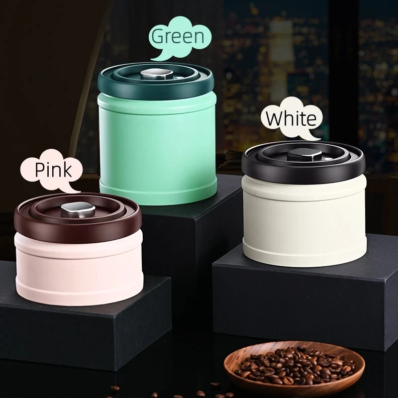 Stainless Steel Airtight Coffee Container Storage Canister Coffee Bean