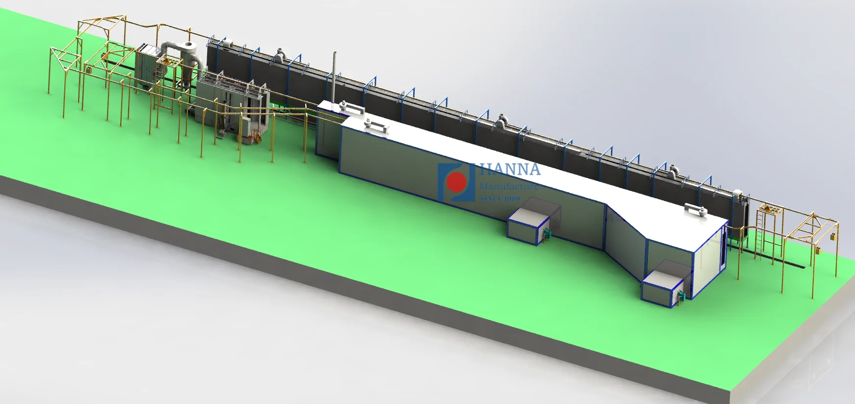 Aluminum Electrostatic Powder Coating Equipment Line - Buy Powder