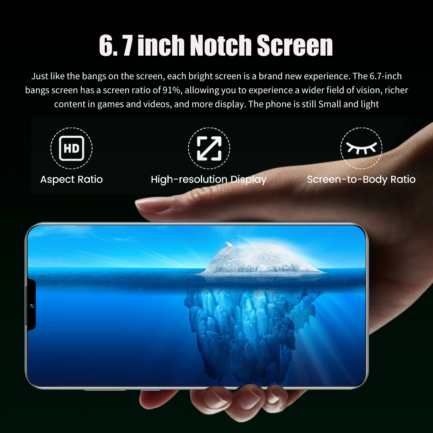 Newly Launched 5g I13 Pro Max+6.7-inch Smartphone 16gb+512gb Mobile ...