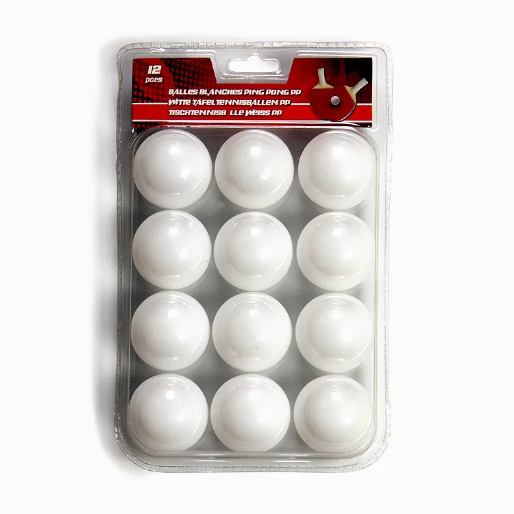 Factory Direct Sale Customized Oem Accept 40mm Seamless pp Blister Packed Table Tennis Ball