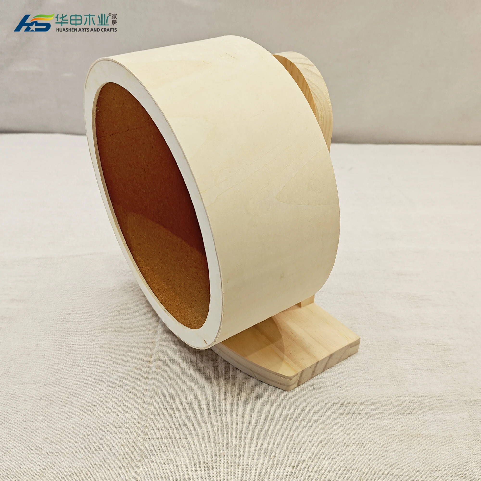 Factory Custom Pet Hamster Toys 20cm Wooden Exercise Running Wheel for Hamster