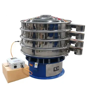 Graphite vibrating sieve Powder Rotary Ultrasonic Vibrating Screen Equipment For Fine Materials Product