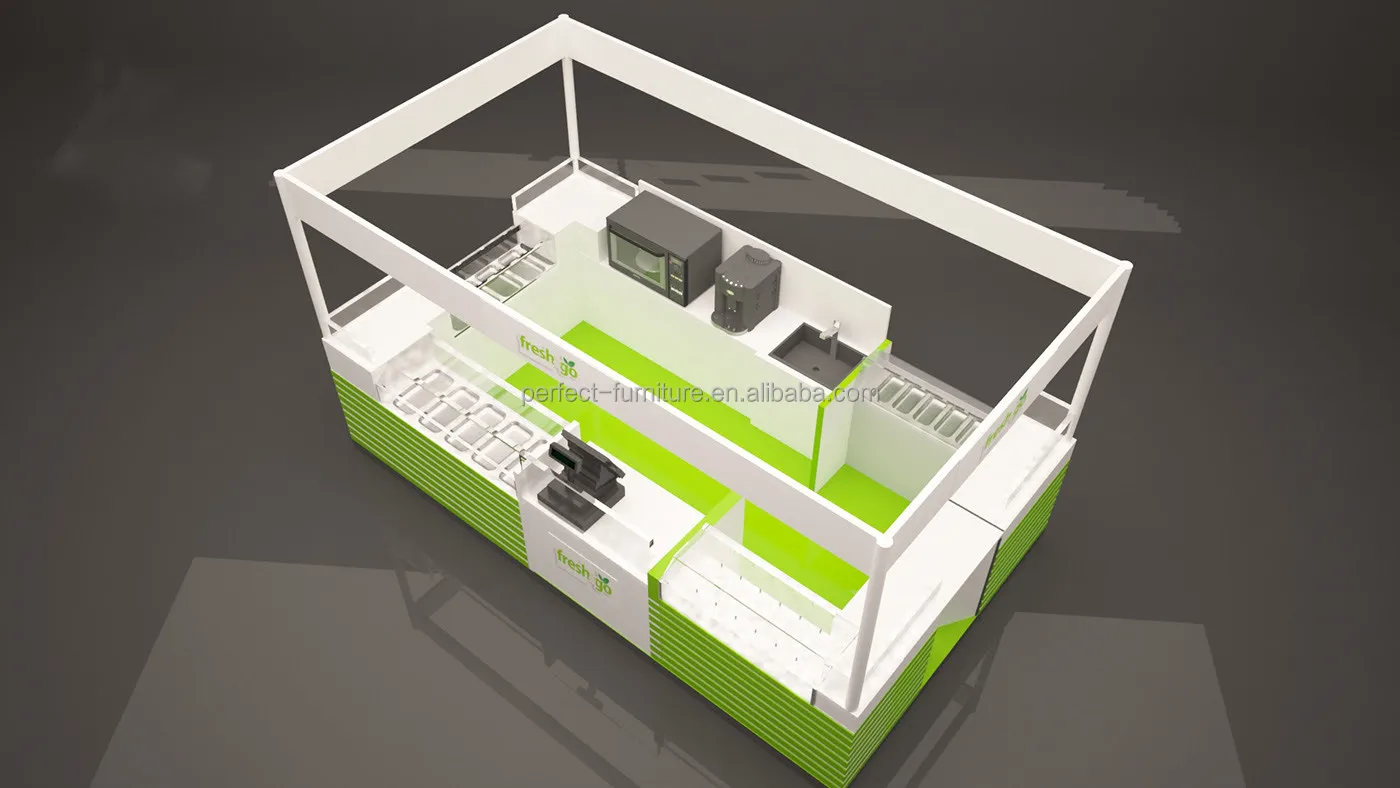 Fresh Fruit Juice Kiosk Design New Food Juicy Drinks Booth