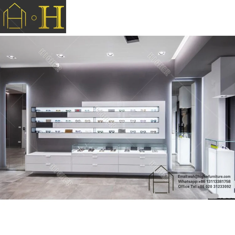 Industrial Eyewear Glass Stand Showcase Design Custom Wholesale