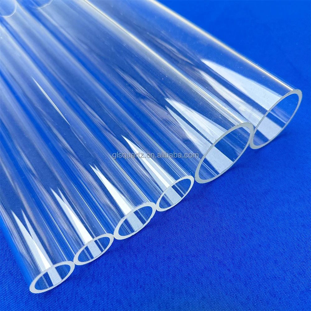 Customized Factory pyrex Quartz Polishing Borosilicate Glass Tube Heating Tube Oil burner Glass Pipe