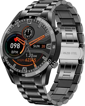 LIGE Model SML1 Smartwatch Men Full Touch Screen Sports Fitness Watches IP67 Waterproof  For Smart Bracelet tracker
