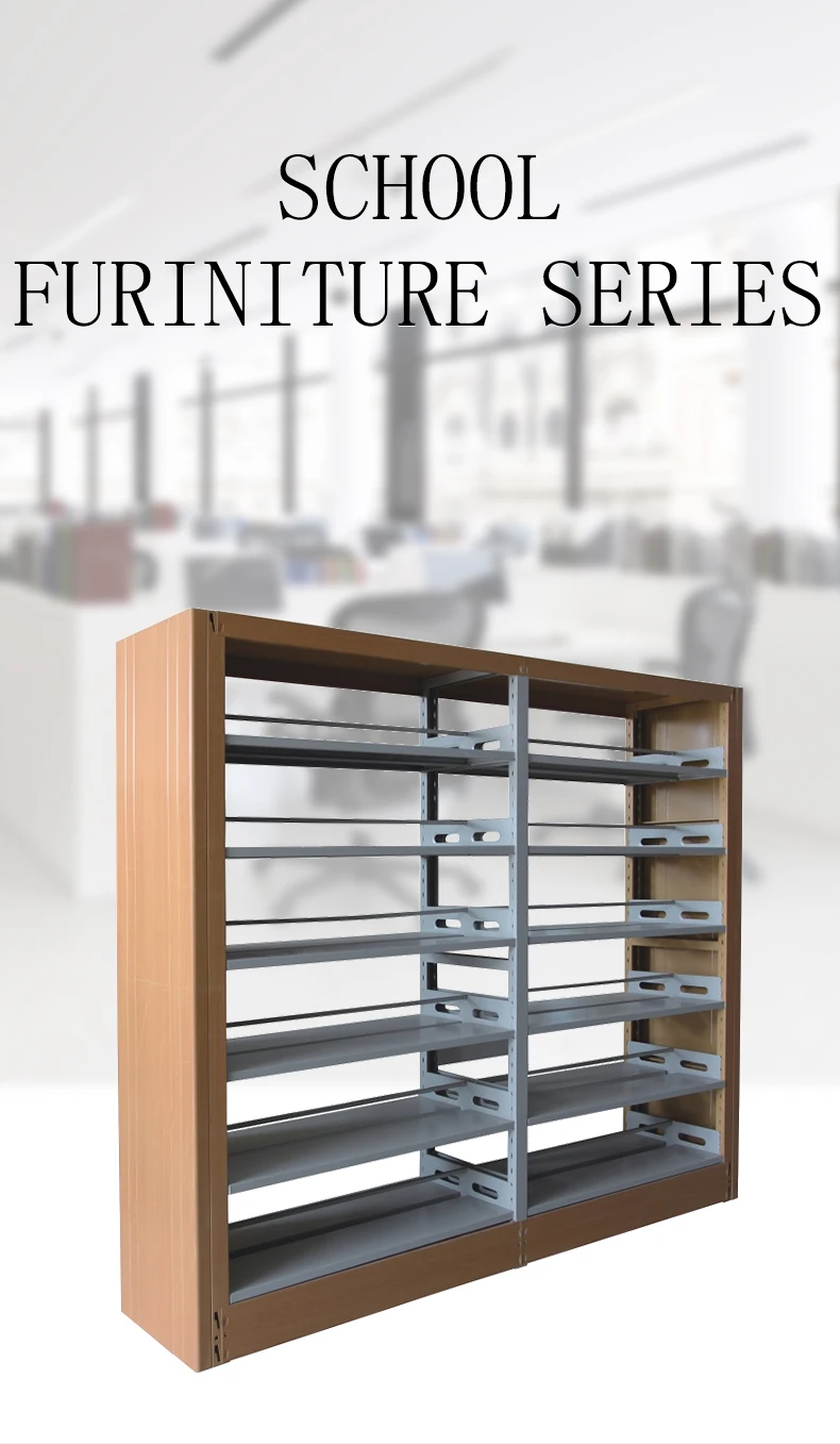 Doublesided Steelwood Bookshelf For Library/book Shelf/office
