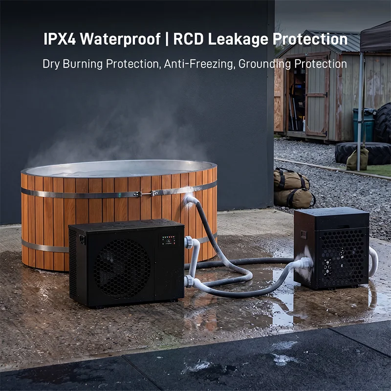 Commercial Ice Bath Chiller, 1HP, 2HP, APP, 3°C-48°C - detail 12