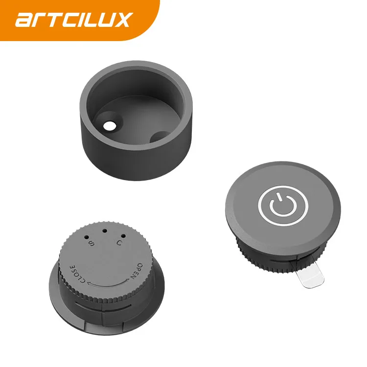 ARTCILUXnWireless Round Touching Sensor Switch Embedded Version or Surface Version Dimmer Sensor Switch