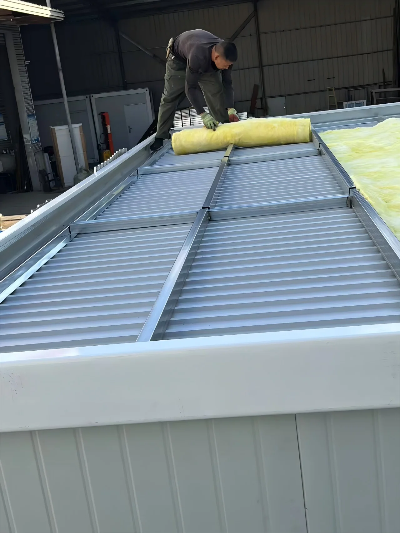 Customizable 40ft Detachable Container House with Glass Curtain Wall ...