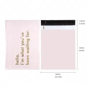 Factory Direct Custom Biodegradable Clothing Packaging Mailing Bag Express Bag with Logo Made From Recyclable Poly Material