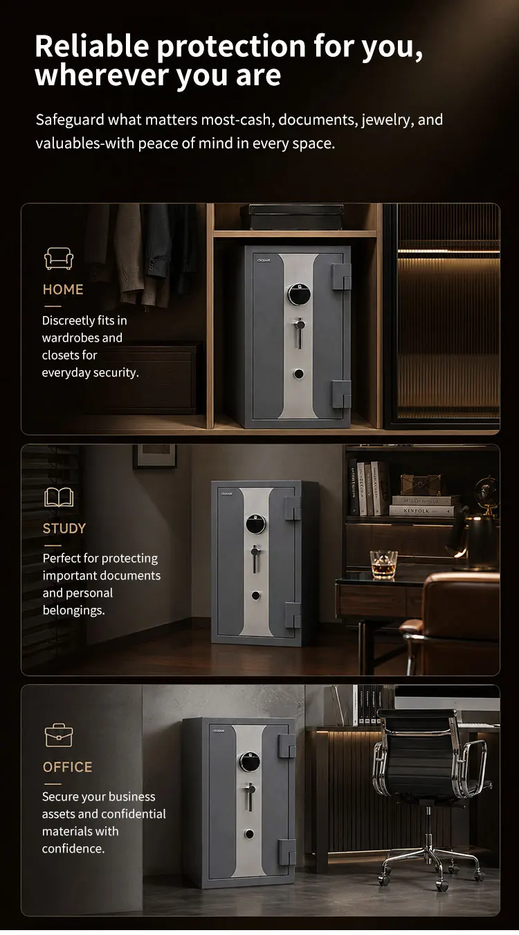 aj 700 ceqsafe commercial metal fireproof safe box combination lock three spoke handle felectronic digital fingerprint key lock-15