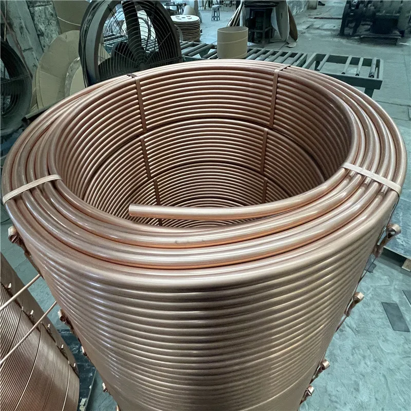 Micro Bore Copper Coiled Tube Copper Plain Coil Pipes For Plumbing ...