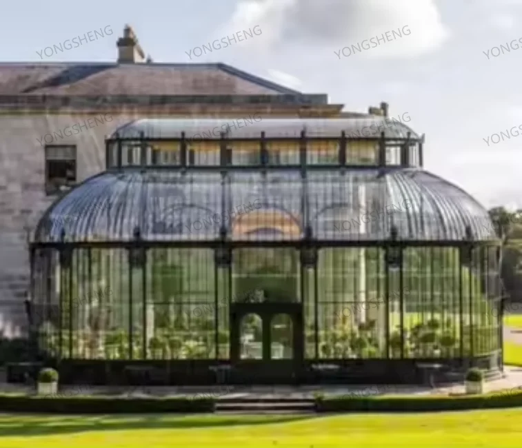 プレーヤー GREENHOUSE Veikous 8 ft. L x 14 ft. W Gray Walk-In Garden Greenhouse