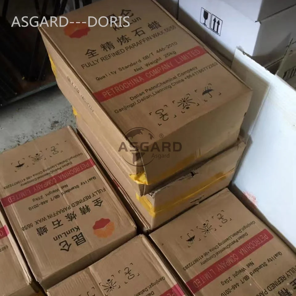 Kunlun Factoryの完全に精製されたパラフィンワックス58 60スーパー 