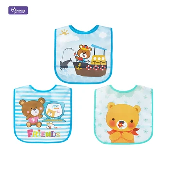 Waterproof Baby Bibs BPA Free EVA Baby Bibs Double Side Usage For Boys And Girls