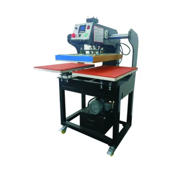 Sublimation Canvas Bag Cap T-shirt Full Automatic Hydraulic Double 2 Station Large Format Heat Transfer Printing Press