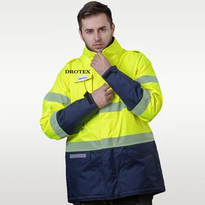 High Quality Safety Protective Clothing Water Proof Fire Resistant Cold Weather Safety Hi Vis Fr Clothes Jacket