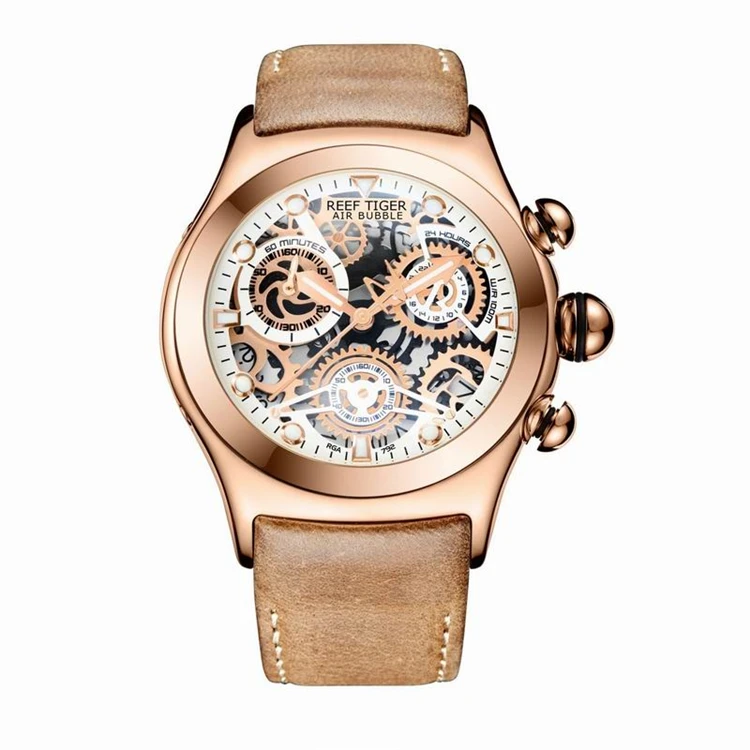 独特の素材 REEF Men for Watches Sport Chronograph RGA792 TIGER 時計
