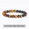 5A Tricolor Tiger Eyes Stone