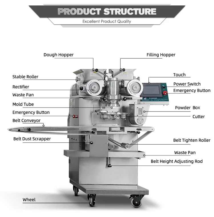 Yucheng Good quality date filled maamoul making machine production line manufacture