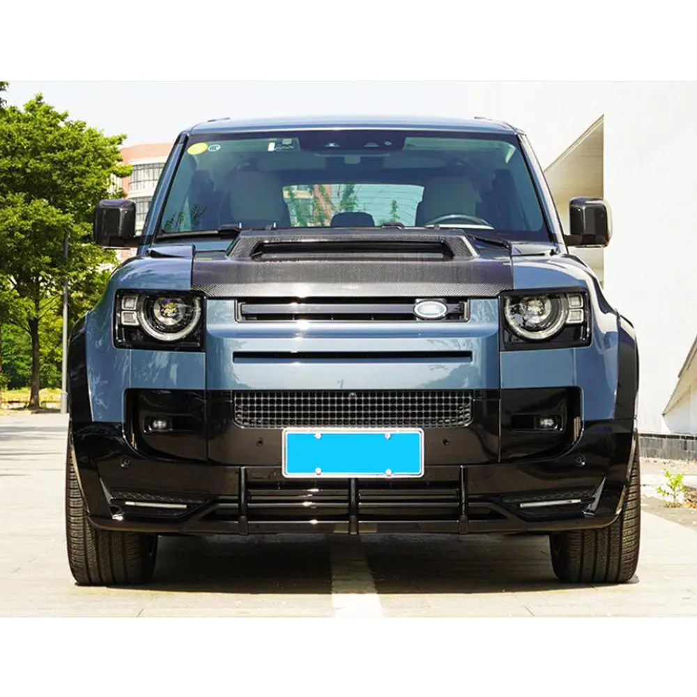 Carbon Black Rear Roof Spoiler Wing Lip For Land Rover Defender 90/110 2020-2023
