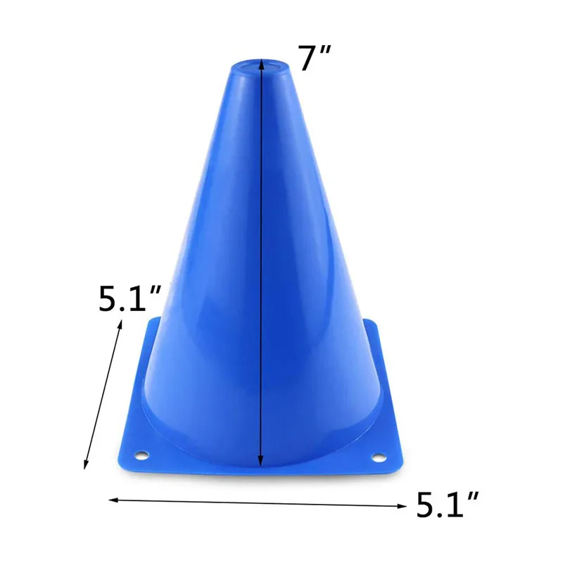 Factory Wholesale Colorful Speed Training Football Agility Cone Plastic