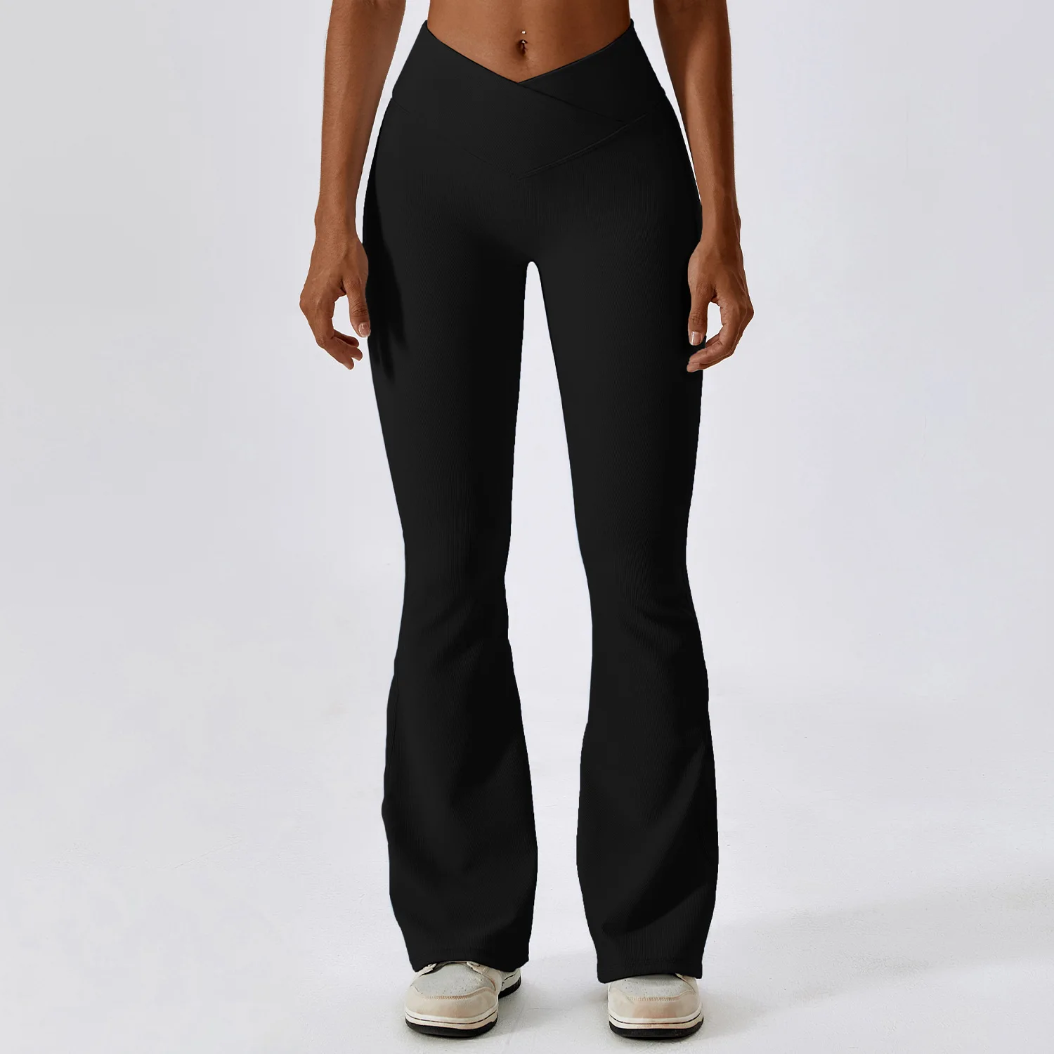 Yoga Pants High-Waisted Cross-Flared Leg-Lengthening Tummy-Tucking Butt-Lifting Fitness preview