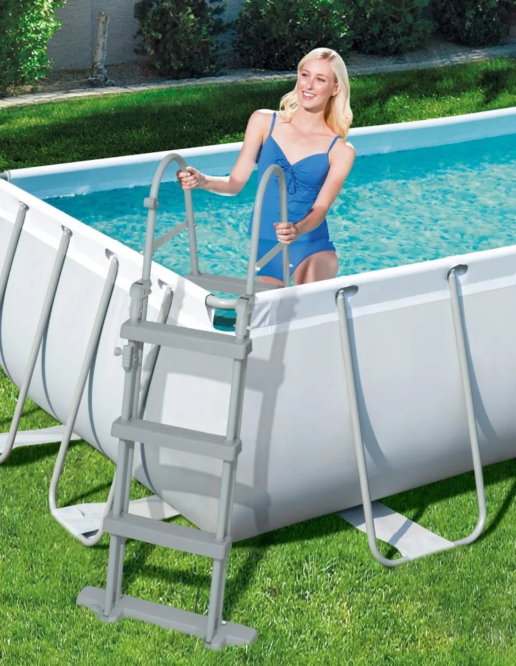 Bestway 56457 Rectangular Frame Pool Set - Durable & Easy Assembly