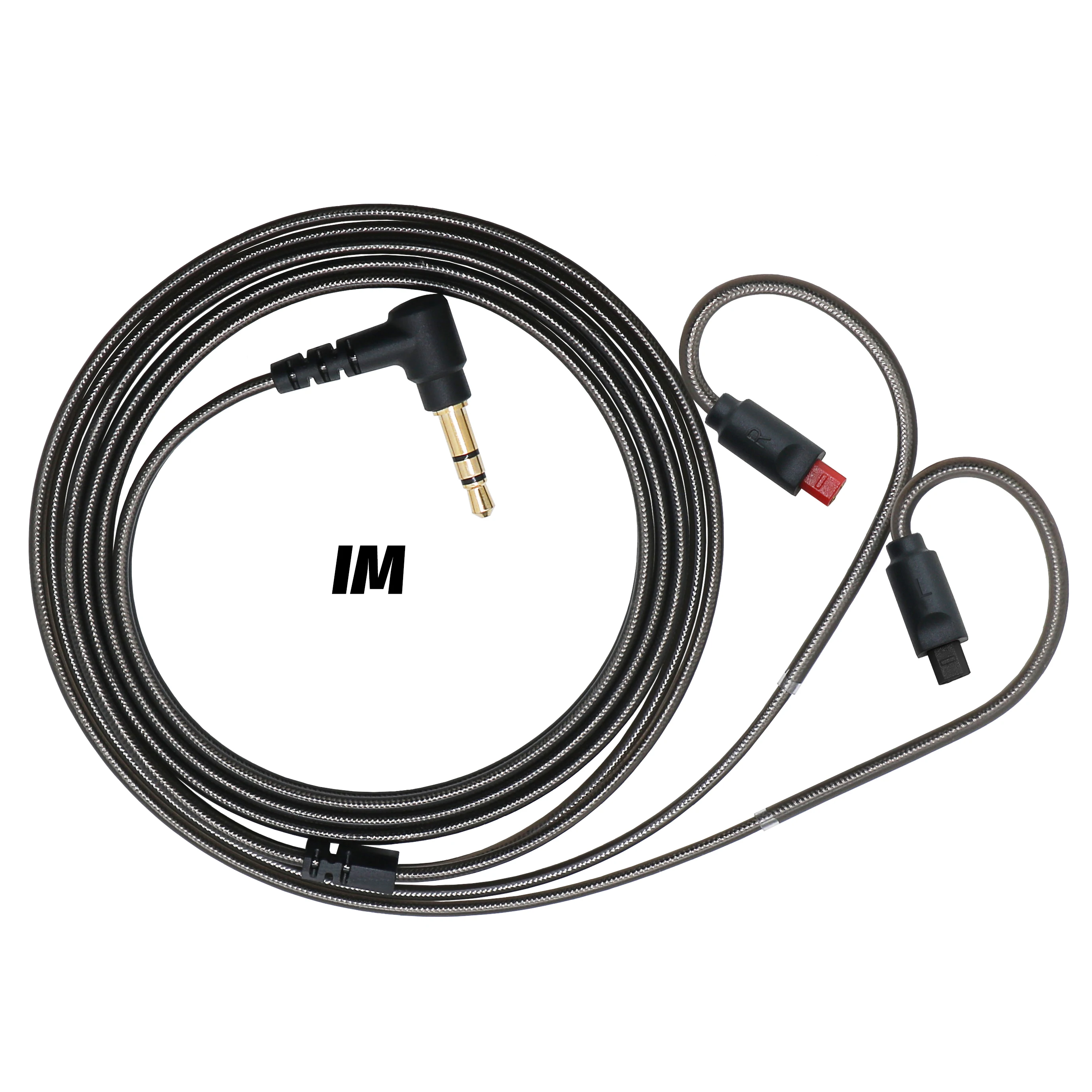 DIY 1.2M Earphone Audio Cable 3.5mm Aluminum Foil Cable Replacement Cable for Headphones Oxygen-Free Copper Earphone Repair Wire