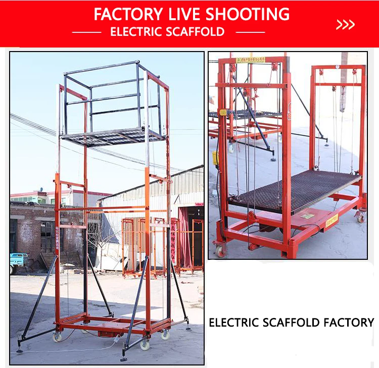Electric Lifting Scaffolding Load 500 Kg