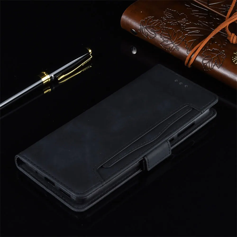 Soft PU Leather Mobile Phone Case with Two Side Card Wallet Matte Cell Phone Cover For Alcatel 1B factory