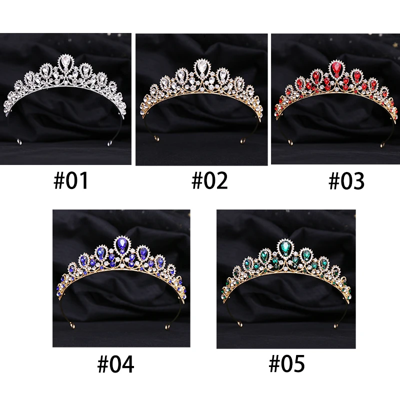 Романтическая Роскошная свадебная тиара со стразами