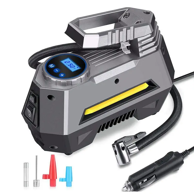 Car Air Pump 12v Electric Portable High-power Digital Display With ...