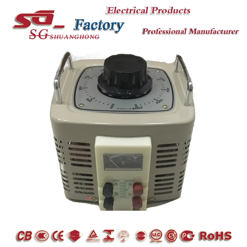 TDGC2 TSGC2 Variac Autotransformer Compensator Magnetic Saturation Voltage Regulator Motorized