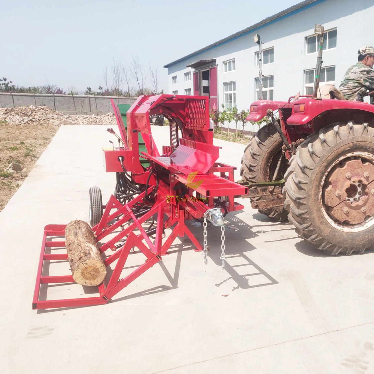 PTO Firewood Processor Customize Forestry Machinery Wood Cutting Machine Chainsaw Log Splitter