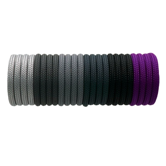 הַצלָחָה 55 Colors Cable Protection Sleeve 4mm PET Nylon Braided Expandable Cable Sleeve