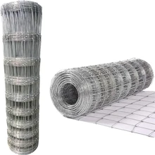 Deer Sheep Cattle Farm Fence with Galvanized Iron Wire Mesh Square Hole Field Farm Fence Wire Mesh Fence