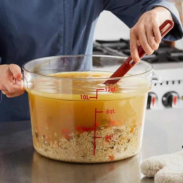 PC Clear Round Polycarbonate Glass Food Storage Container