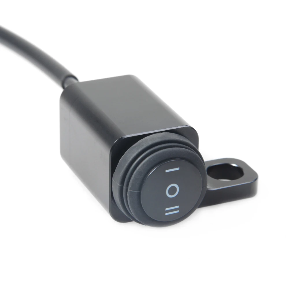 Motorcycle Handlebar Switch 7/8" 22mm Headlight Fog Spot Light Motorcycle Parts Accessories Hazard Light Switch Button