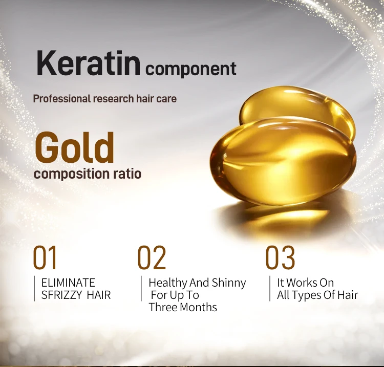 Professional Hair Protein Straightening Collagen Brazilian Keratin Hair