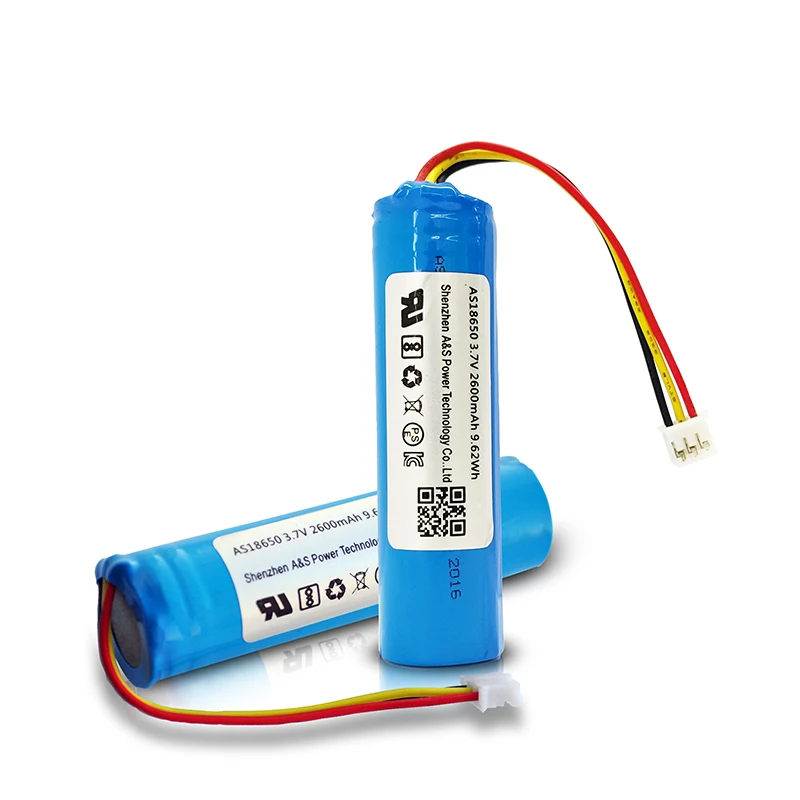 UL approved 2600mah 3.7v batteries 18650 lithium ion battery for remote control plane