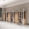 single bed with large staircase